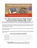 Jr/Sr High Yearbook Orders